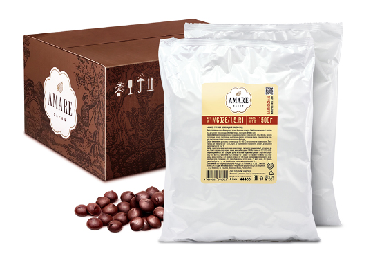 Amare шоколад «Горький XXL 55 %", капли 5,5 мм