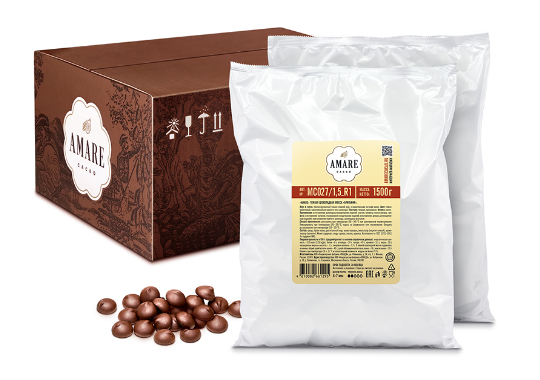 Amare шоколад «Тёмный Британия 40 %", капли 5,5 мм